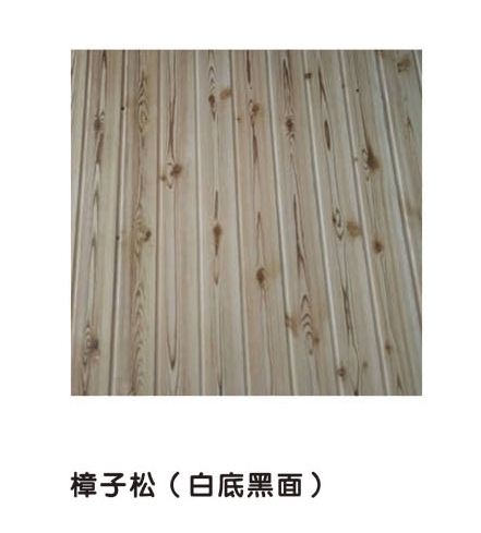 樟子松 白底黑面