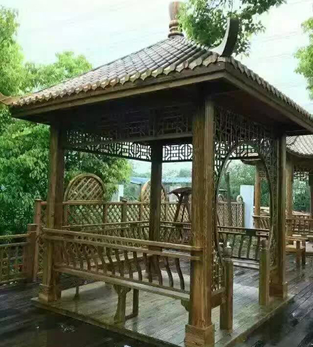 防腐木凉亭 (8)
