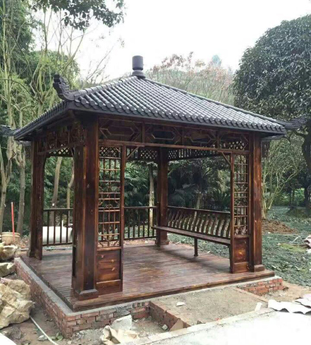 防腐木凉亭 (15)