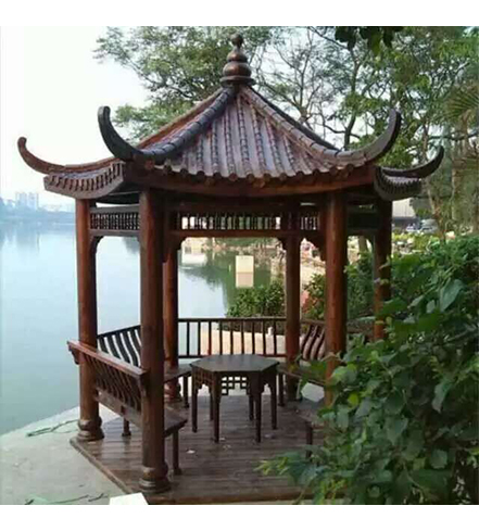 防腐木凉亭 (13)