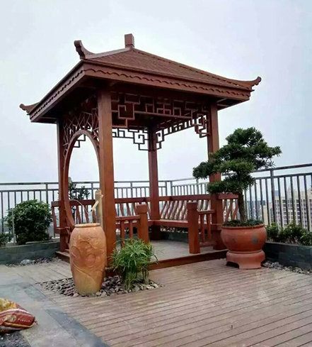 防腐木凉亭 (10)
